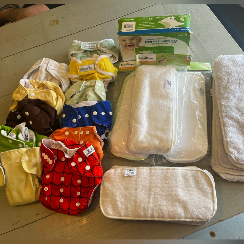 Reusable diaper bundle